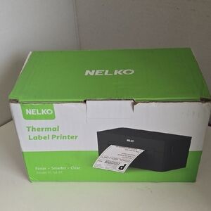 Elk Black Thermal Label Printer